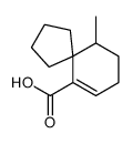 10-methyl spiro(4.5)dec-6-en-6-carboxylic acid Structure