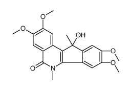 11-hydroxy-2,3,8,9-tetramethoxy-6,11-dimethylindeno[1,2-c]isoquinolin-5-one Structure