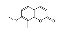 7-METHOXY-8-METHYL-CHROMEN-2-ONE Structure