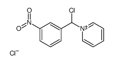 1-[chloro-(3-nitrophenyl)methyl]pyridin-1-ium,chloride结构式