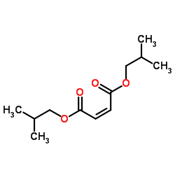 Diisobutyl (2E)-2-butenedioate structure