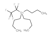 三丁基(五氟乙基)锡烷结构式