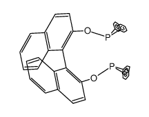 (R)-1,1'-bis(diphenylphosphino)binaphthol Structure