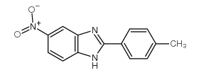 5-nitro-2-p-tolyl-1h-benzoimidazole结构式