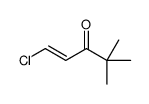1-chloro-4,4-dimethylpent-1-en-3-one结构式