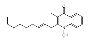 1-hydroxy-3-methyl-2-non-2-enylquinolin-4-one Structure