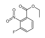 3-氟-2-硝基苯甲酸乙酯结构式