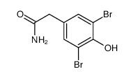 2-(3,5-dibromo-4-hydroxyphenyl)acetamide结构式