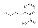 2-丙基硫代烟酸结构式