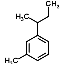 m-sec-Butyltoluene Structure