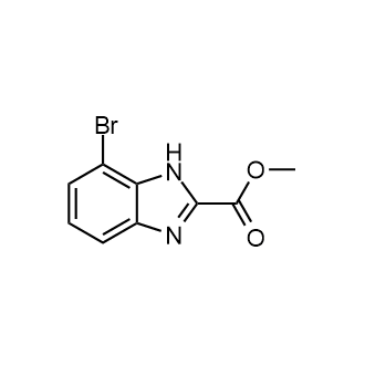 7-溴-1H-苯并[d]咪唑-2-羧酸甲酯结构式