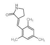 3-[(2,4,6-trimethylphenyl)methylidene]pyrrolidin-2-one Structure