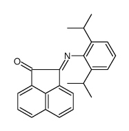 2-[2,6-di(propan-2-yl)phenyl]iminoacenaphthylen-1-one Structure