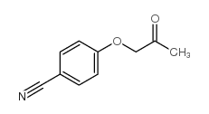 4-(2-氧代丙烯基)苯甲腈结构式