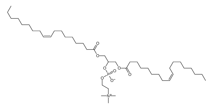 1,3-di-O-octadecenylglycero-2-phosphocholine Structure