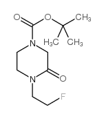 1-(2'-FLUORO)ETHYL-4-(TERT-BUTYLOXYCARBONYL)PIPERAZIN-2-ONE Structure