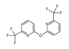 2-(trifluoromethyl)-6-[6-(trifluoromethyl)pyridin-2-yl]oxypyridine结构式