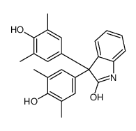 3,3-bis(4-hydroxy-3,5-dimethylphenyl)-1H-indol-2-one Structure
