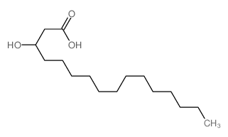 3-hydroxyhexadecanoic acid Structure