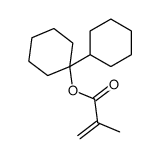 (1-cyclohexylcyclohexyl) 2-methylprop-2-enoate Structure