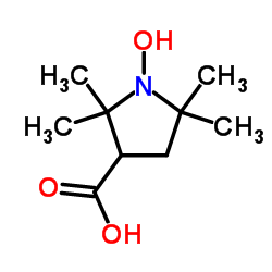3-羧基-2,2,5,5-四甲基吡咯烷-1-氧基自由基结构式