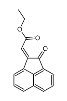 [(Z)-2-Oxoacenaphthylen-1(2H)-ylidene]acetic acid ethyl ester结构式