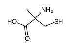 (R)-2-氨基-3-巯基-2-甲基丙酸结构式