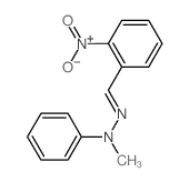 Benzaldehyde, 2-nitro-,2-methyl-2-phenylhydrazone结构式