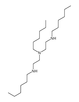n n' n''-trihexyldiethylenetriamine Structure