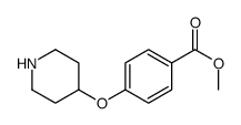 4-(4-哌啶基氧基)苯甲酸甲酯结构式