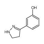 3-(4,5-dihydro-1H-pyrazol-3-yl)-phenol结构式