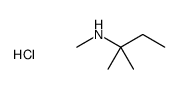 N,2-dimethylbutan-2-amine,hydrochloride结构式