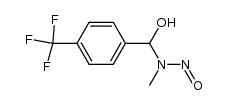 N-(hydroxy(4-(trifluoromethyl)phenyl)methyl)-N-methylnitrous amide Structure