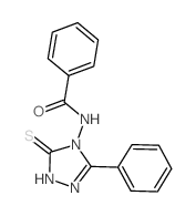 Benzamide,N-(1,5-dihydro-3-phenyl-5-thioxo-4H-1,2,4-triazol-4-yl)-结构式