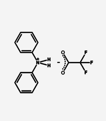 Diphenylammonium trifluoroacetate Structure
