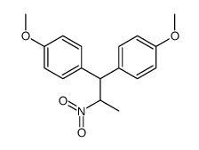 1-methoxy-4-[1-(4-methoxyphenyl)-2-nitro-propyl]benzene Structure