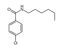 4-Chloro-N-n-hexylbenzamide结构式