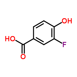 3-氟-4-羟基苯甲酸结构式