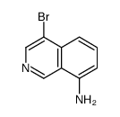 4-溴异喹啉-8-胺结构式