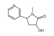 (3S,5S)-3-hydroxy-1-methyl-5-pyridin-3-ylpyrrolidin-2-one Structure
