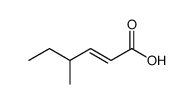 4-甲基-2-己烯酸结构式