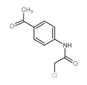 N1-(4-乙酰苯基)-2-氯乙胺结构式