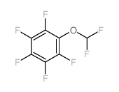1-(Difluoromethoxy)-2,3,4,5,6-pentafluoro-benzene结构式