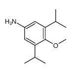 4-methoxy-3,5-di(propan-2-yl)aniline Structure
