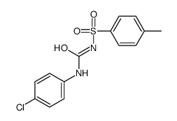 1-(4-chlorophenyl)-3-(4-methylphenyl)sulfonylurea结构式