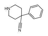 4-PHENYL-PIPERIDINE-4-CARBONITRILE Structure