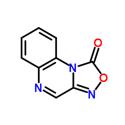 1H-[1,2,4]恶二唑并[4,3-a]喹喔啉-1-酮结构式