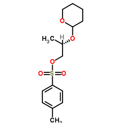 (2S)-2-((四氢-2H-吡喃-2-基)氧基)丙基4-甲基苯硫nate结构式
