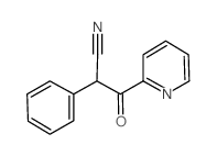 3-oxo-2-phenyl-3-pyridin-2-ylpropanenitrile (en)2-Pyridinepropanenitrile, .β.-oxo-.α.-phenyl- (en) Structure
