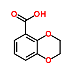 2,3-二氢-1,4-苯并二烷-5-羧酸结构式